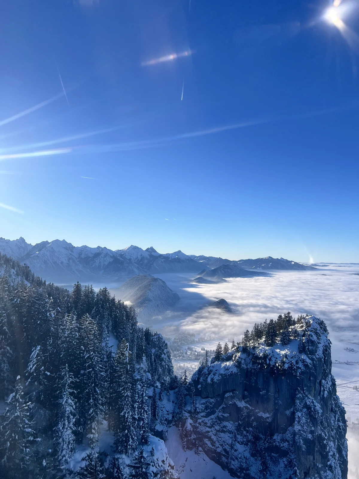 Füssen im Nebel