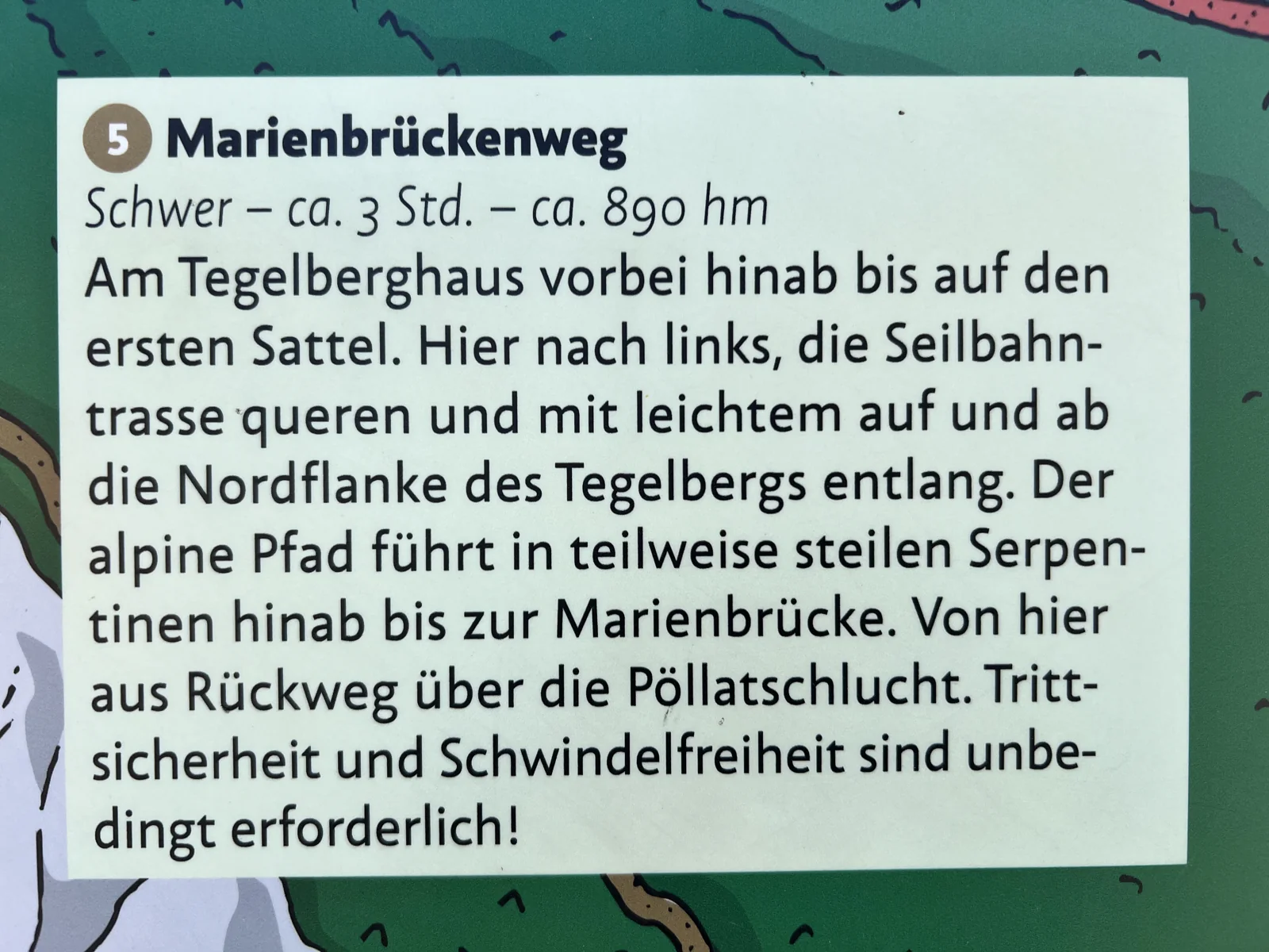 Ruta de senderismo Tegelberg hasta Marienbrücke